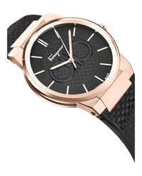 Ferragamo Mens Ferragamo Sapphire 41mm Strap Fashion Watch