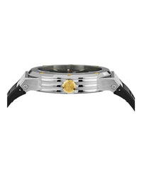 Ferragamo Mens Stainless Steel 44mm Strap Fashion Watch