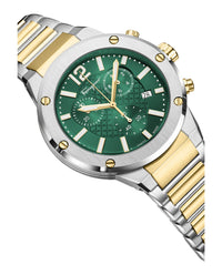Ferragamo Mens Two Tone 42mm Bracelet Fashion Watch
