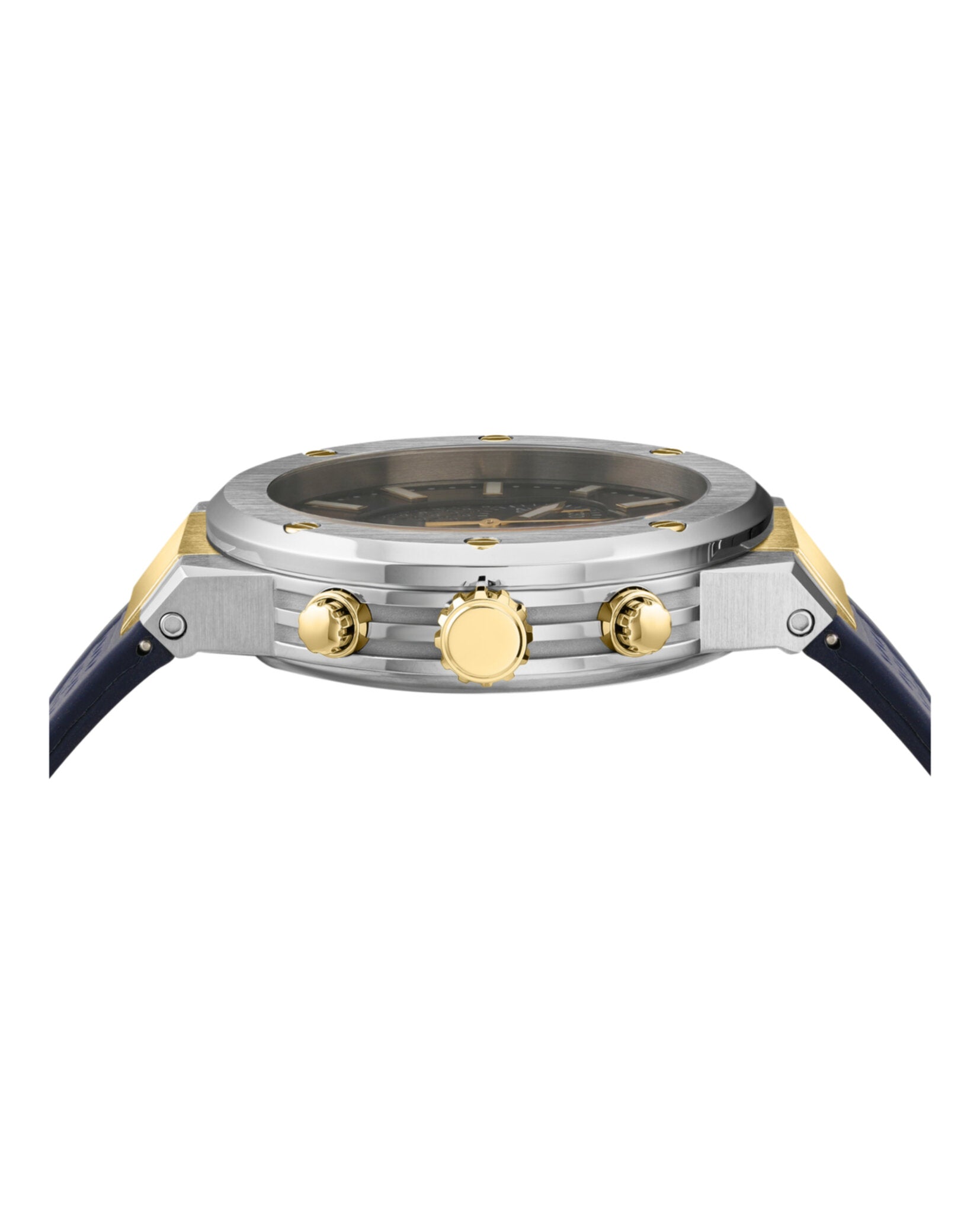 Ferragamo Mens F-80 44mm Strap Fashion Watch