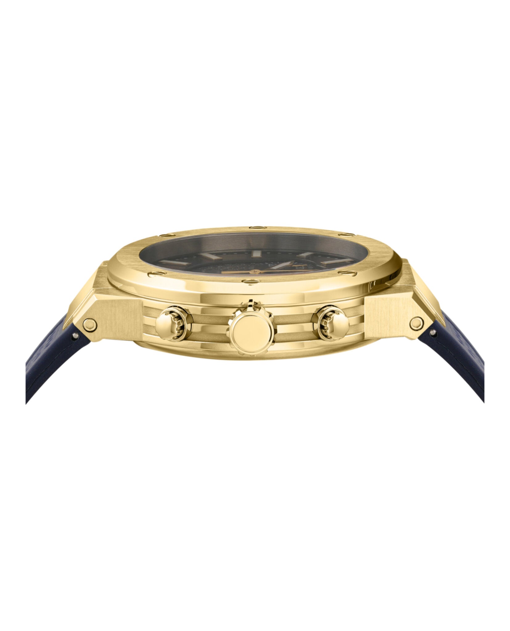 Ferragamo Ferragamo Mens  Gold 42mm Strap Fashion Watch