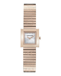 Ferragamo Womens Rose Gold 20mm Bracelet Fashion Watch
