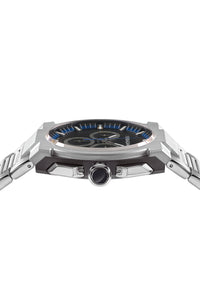 Ferragamo Mens Stainless Steel 43mm Bracelet Fashion Watch