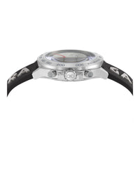 Ferragamo Mens Stainless Steel 43mm Strap Fashion Watch