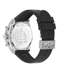 Ferragamo Mens Stainless Steel 43mm Strap Fashion Watch