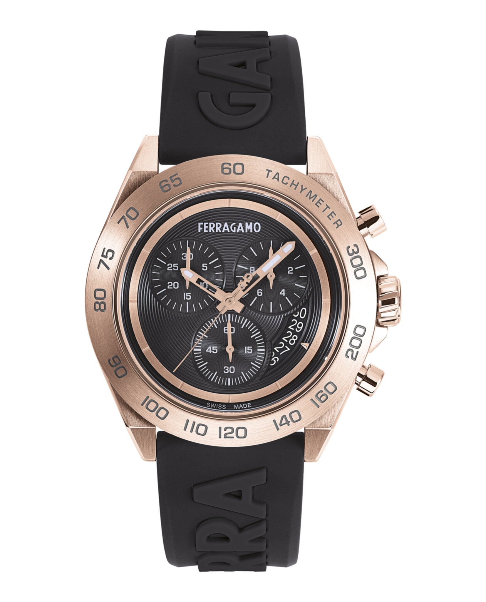 Ferragamo Mens Ferragamo Urban Chrono 43mm Strap Fashion Watch