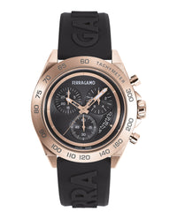 Ferragamo Mens Ferragamo Urban Chrono 43mm Strap Fashion Watch