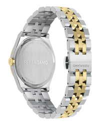 Ferragamo Ferragamo Mens  Two Tone 40mm Bracelet Fashion Watch
