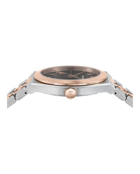 Ferragamo Mens Two Tone 40mm Bracelet Fashion Watch