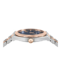 Ferragamo Mens Two Tone 40mm Bracelet Fashion Watch