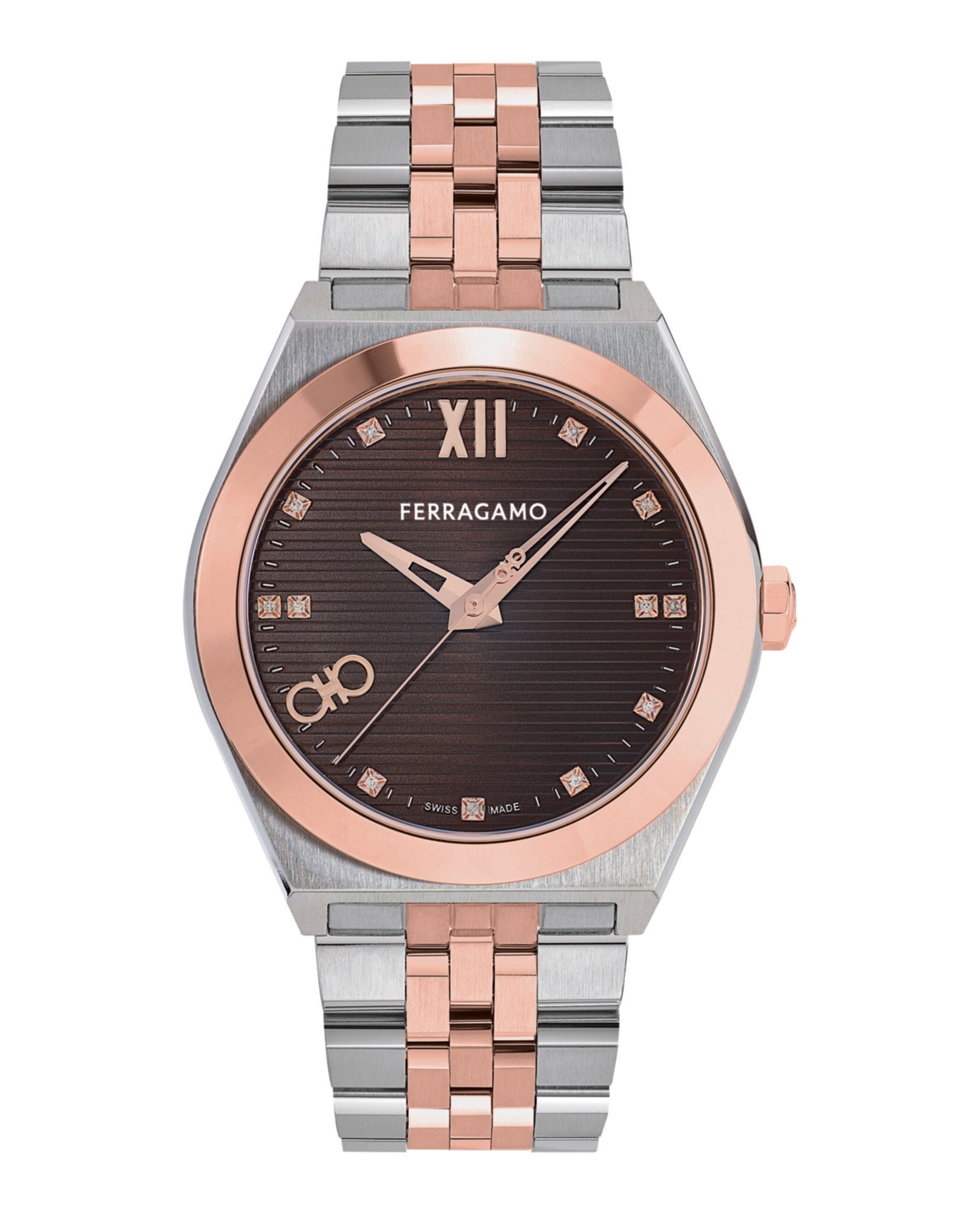 Ferragamo Mens Vega 40mm Bracelet Fashion Watch