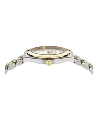 Ferragamo Mens Two Tone 40mm Bracelet Fashion Watch