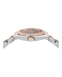 Ferragamo Womens Two Tone 28mm Bracelet Fashion Watch
