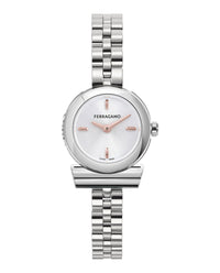 Ferragamo Womens Stainless Steel 22.5mm Bracelet Fashion Watch