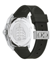 Ferragamo Mens Ferragamo SLX Stainless Steel 43mm Strap Fashion Watch