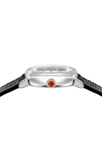 Ferragamo Womens Ferragamo Soft Square Stainless Steel 23mm Strap Fashion Watch