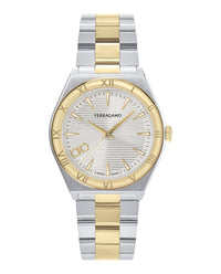 Ferragamo Mens Vega 42mm Strap Fashion Watch