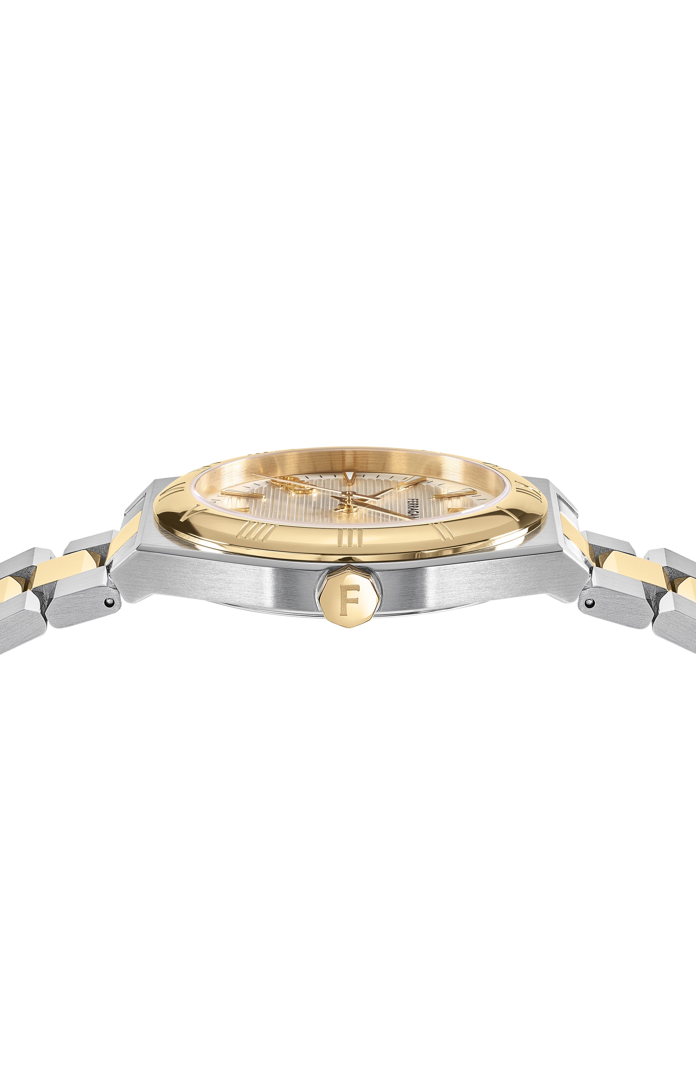 Ferragamo Mens Vega 42mm Strap Fashion Watch