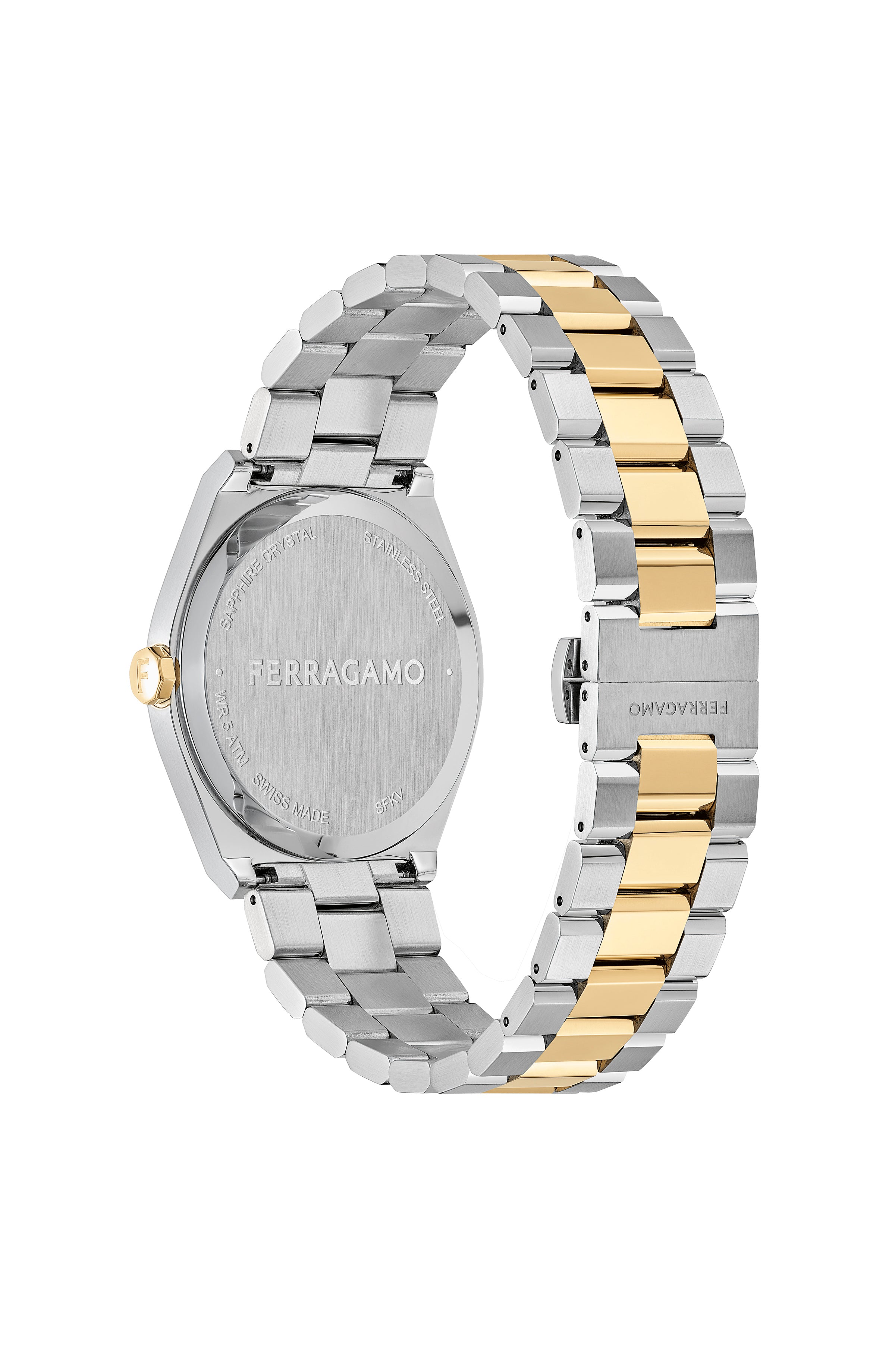 Ferragamo Mens Vega 42mm Strap Fashion Watch