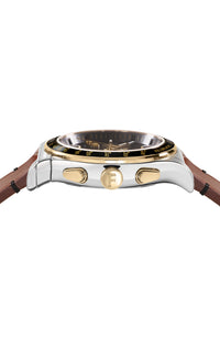 Ferragamo Ferragamo Mens  Stainless Steel 42mm Strap Fashion Watch