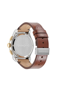 Ferragamo Ferragamo Mens  Stainless Steel 42mm Strap Fashion Watch