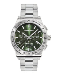 Ferragamo Ferragamo Mens  Stainless Steel 42mm Bracelet Fashion Watch