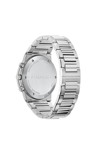 Ferragamo Mens Stainless Steel 41mm Bracelet Fashion Watch