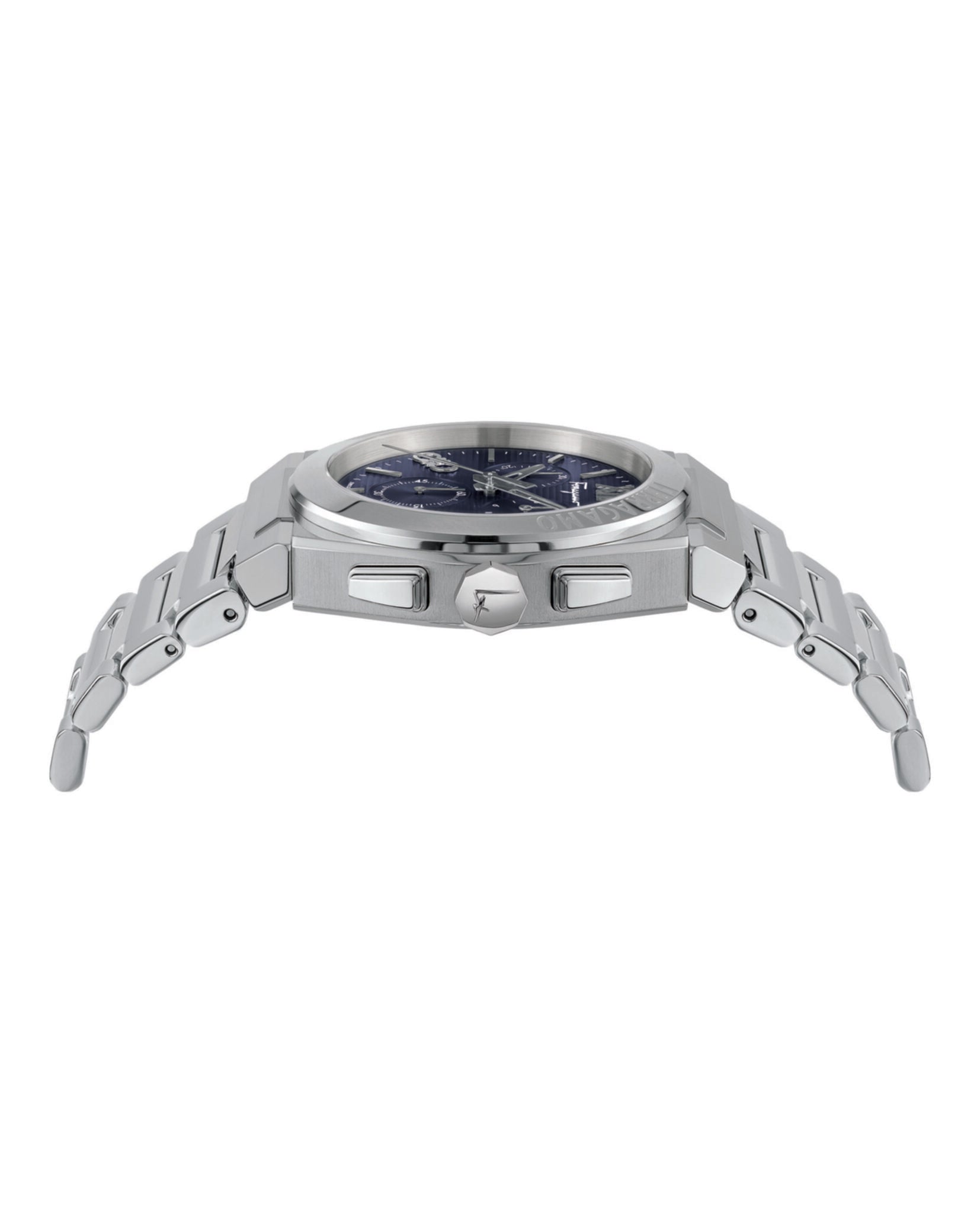 Ferragamo Ferragamo Mens  Stainless Steel 42mm Bracelet Fashion Watch