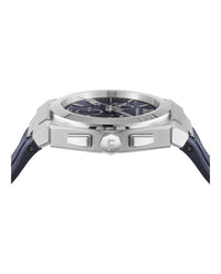 Ferragamo Mens Stainless Steel 42mm Strap Fashion Watch