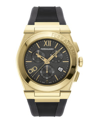 Ferragamo Mens Vega 42mm Strap Fashion Watch