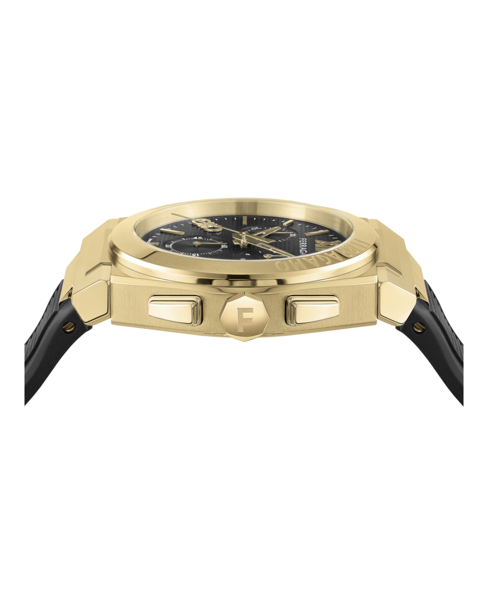 Ferragamo Mens Vega 42mm Strap Fashion Watch