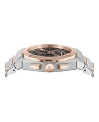 Ferragamo Ferragamo Mens  Two Tone 42mm Bracelet Fashion Watch