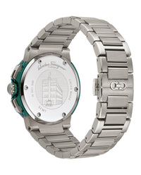 Ferragamo Mens Titanium 44mm Bracelet Fashion Watch