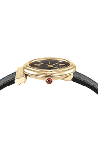 Ferragamo Womens Gancini Gold 28mm Strap Fashion Watch