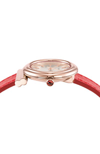 Ferragamo Womens Rosegold 28mm Strap Fashion Watch