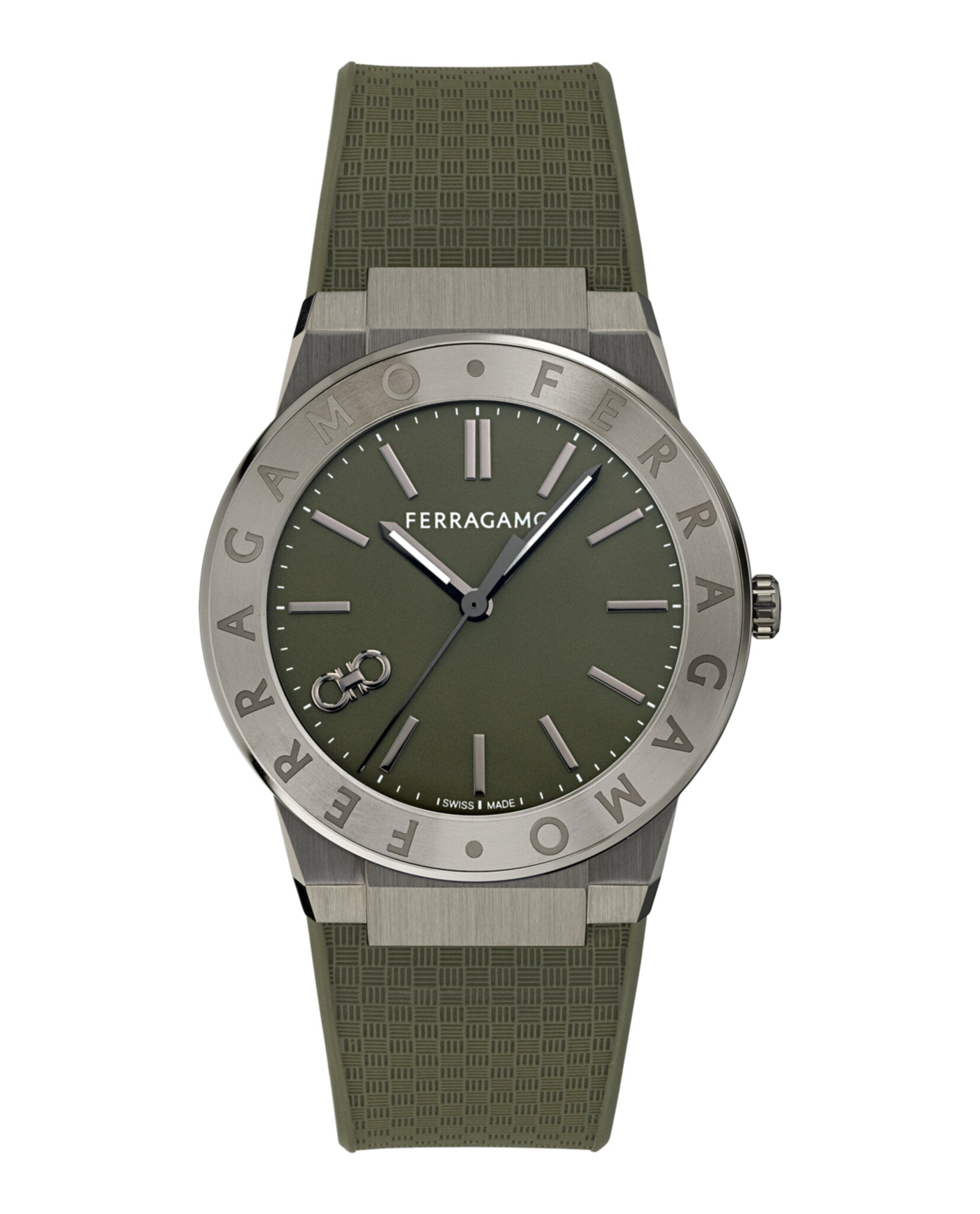 Ferragamo Ferragamo Mens  Gun 41mm Strap Fashion Watch