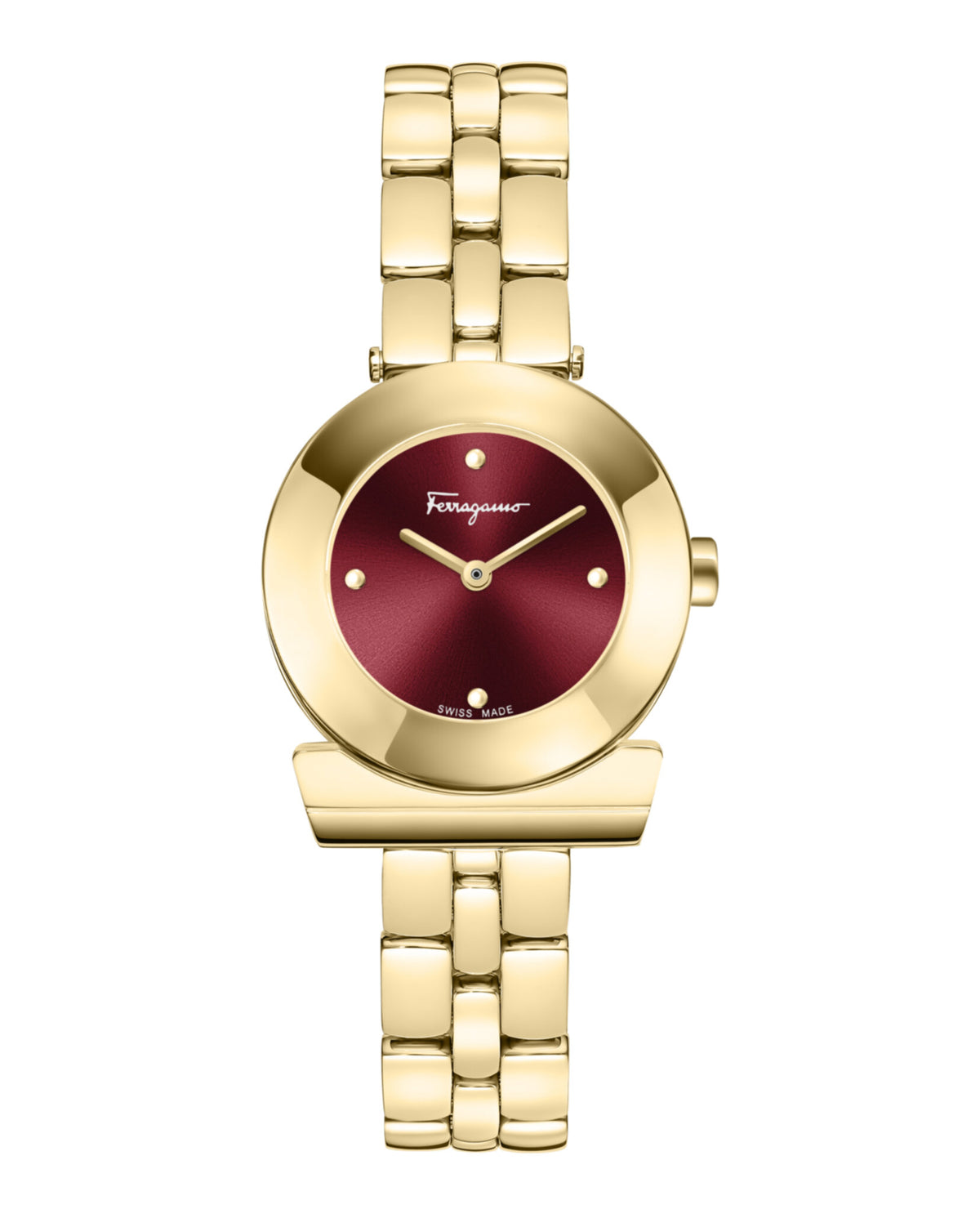 Ferragamo Ferragamo Womens  Gold 27mm Bracelet Fashion Watch