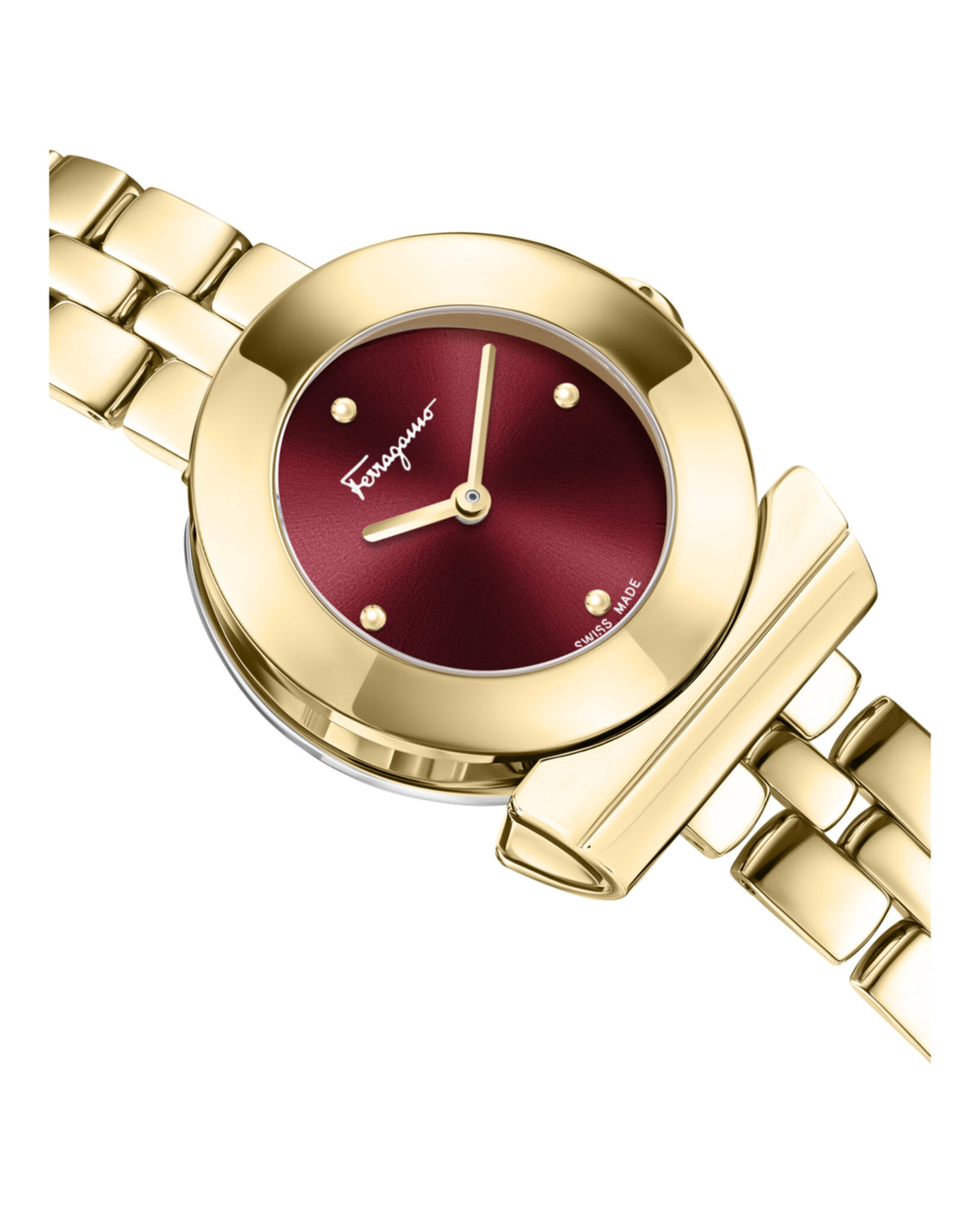 Ferragamo Ferragamo Womens  Gold 27mm Bracelet Fashion Watch