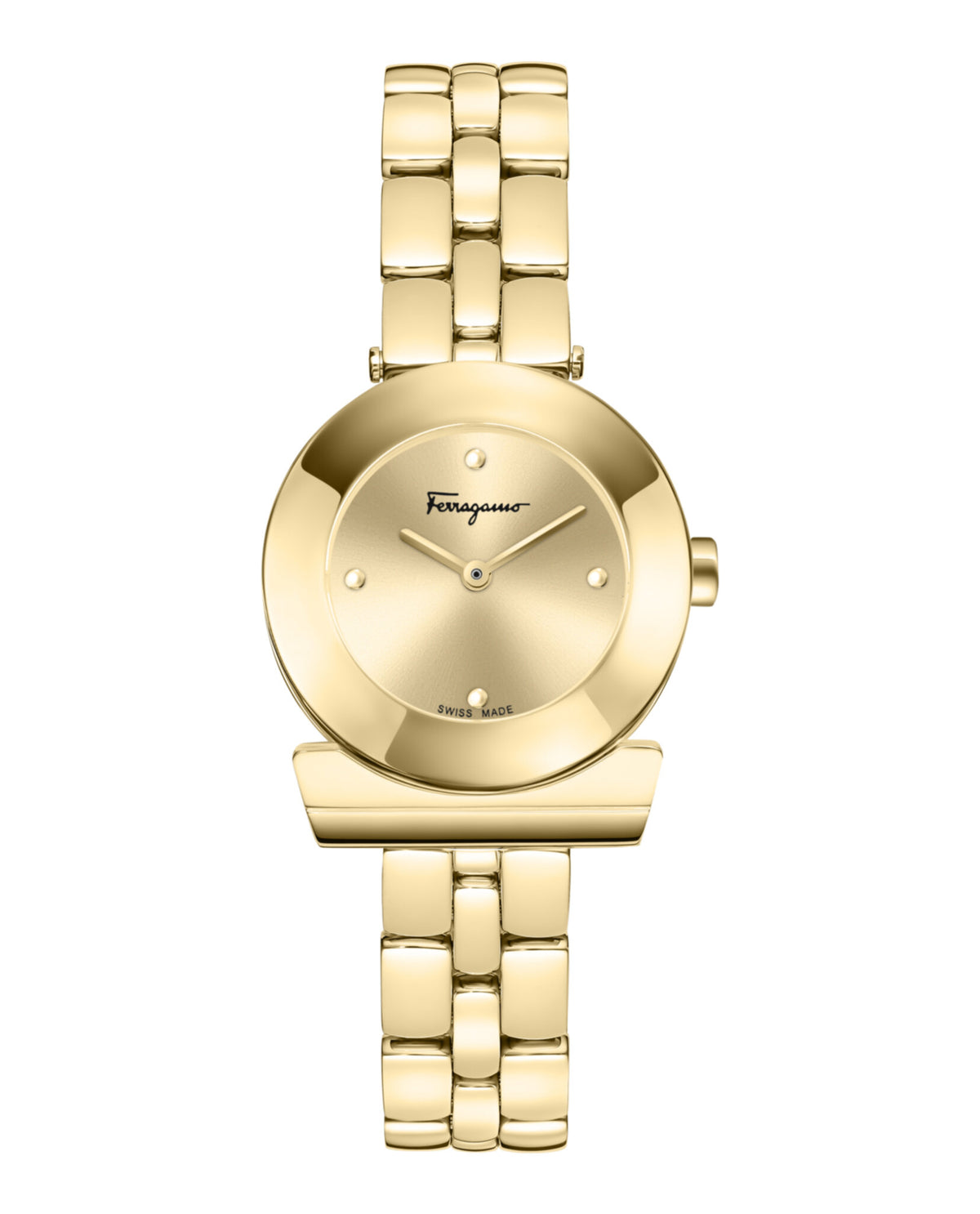 Ferragamo Ferragamo Womens  Gold 27mm Bracelet Fashion Watch