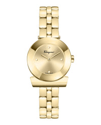 Ferragamo Ferragamo Womens  Gold 27mm Bracelet Fashion Watch