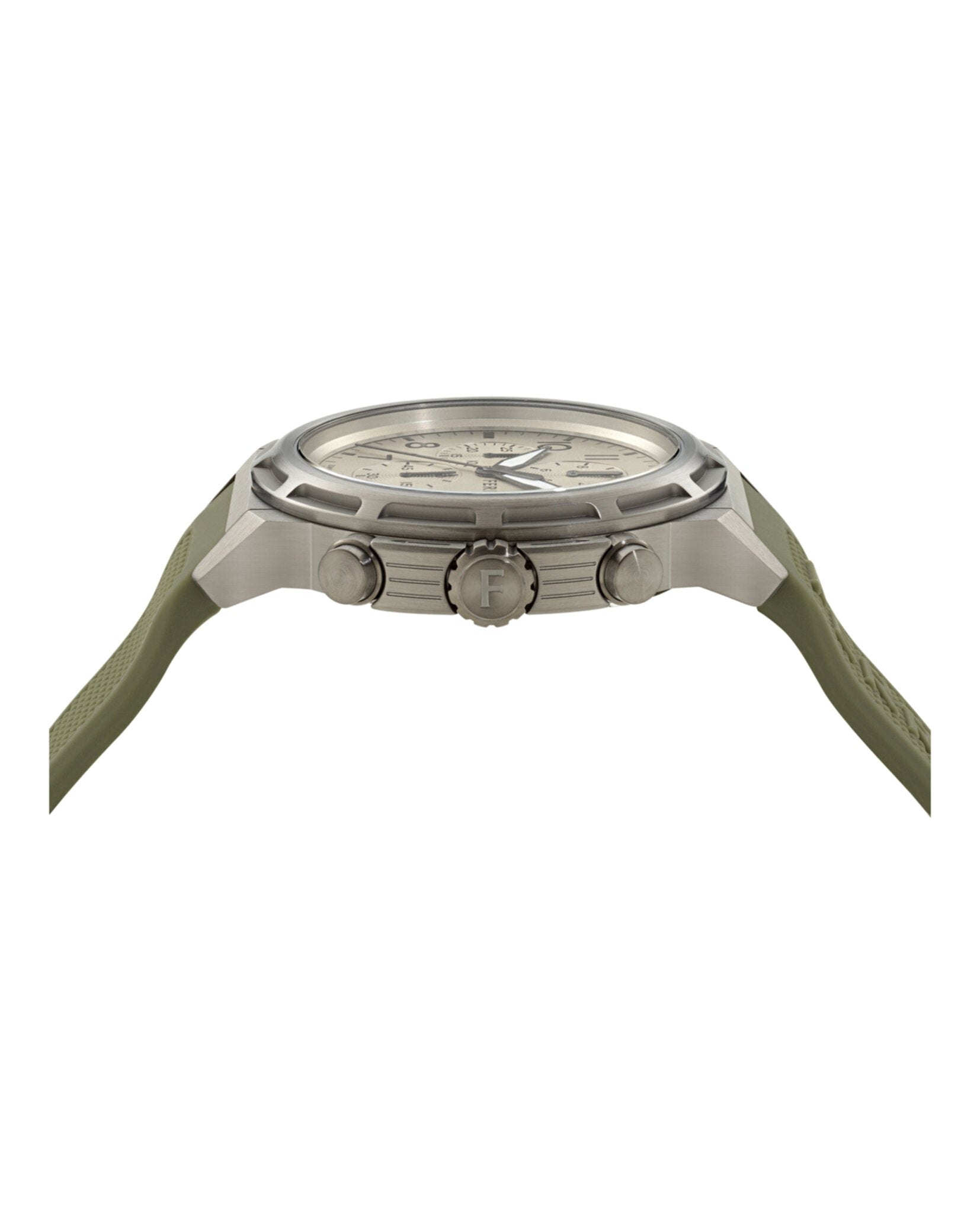 Ferragamo Mens Gun 44mm Strap Fashion Watch
