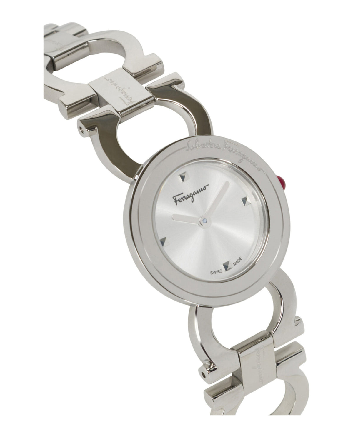 Ferragamo Ferragamo Womens  Stainless Steel 25mm Bracelet Fashion Watch