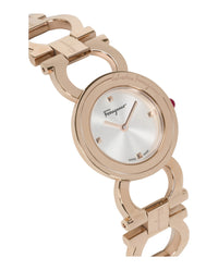 Ferragamo Womens Rose Gold 25mm Bracelet Fashion Watch
