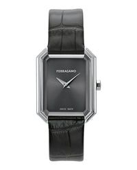 Ferragamo Womens Stainless Steel 26.5mm Strap Fashion Watch