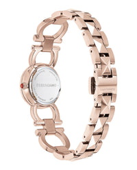 Ferragamo Womens Rose Gold 25mm Bracelet Fashion Watch