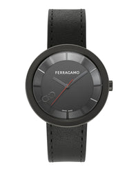 Ferragamo Womens Black 35mm Strap Fashion Watch
