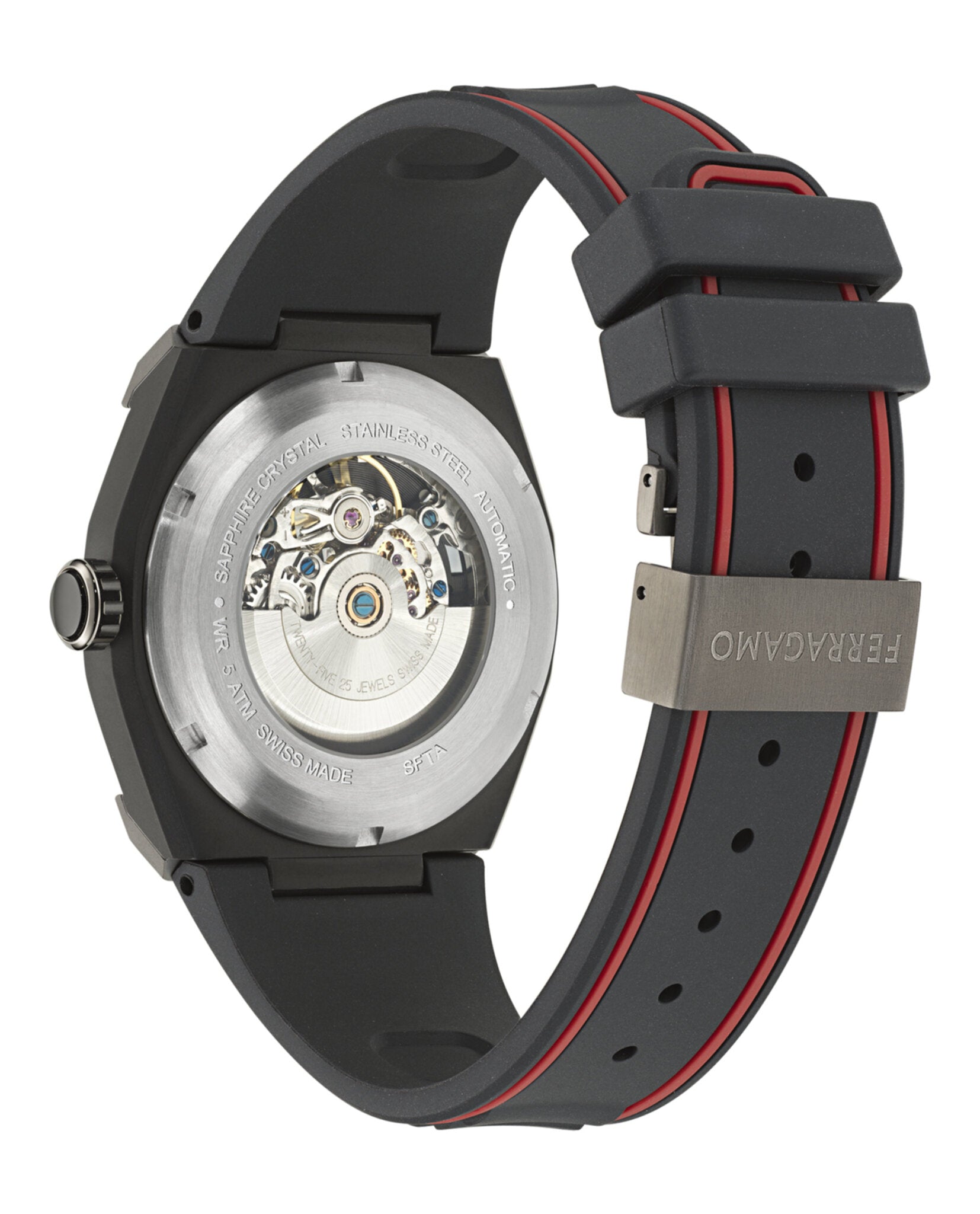 Ferragamo Mens 43mm Strap Fashion Watch