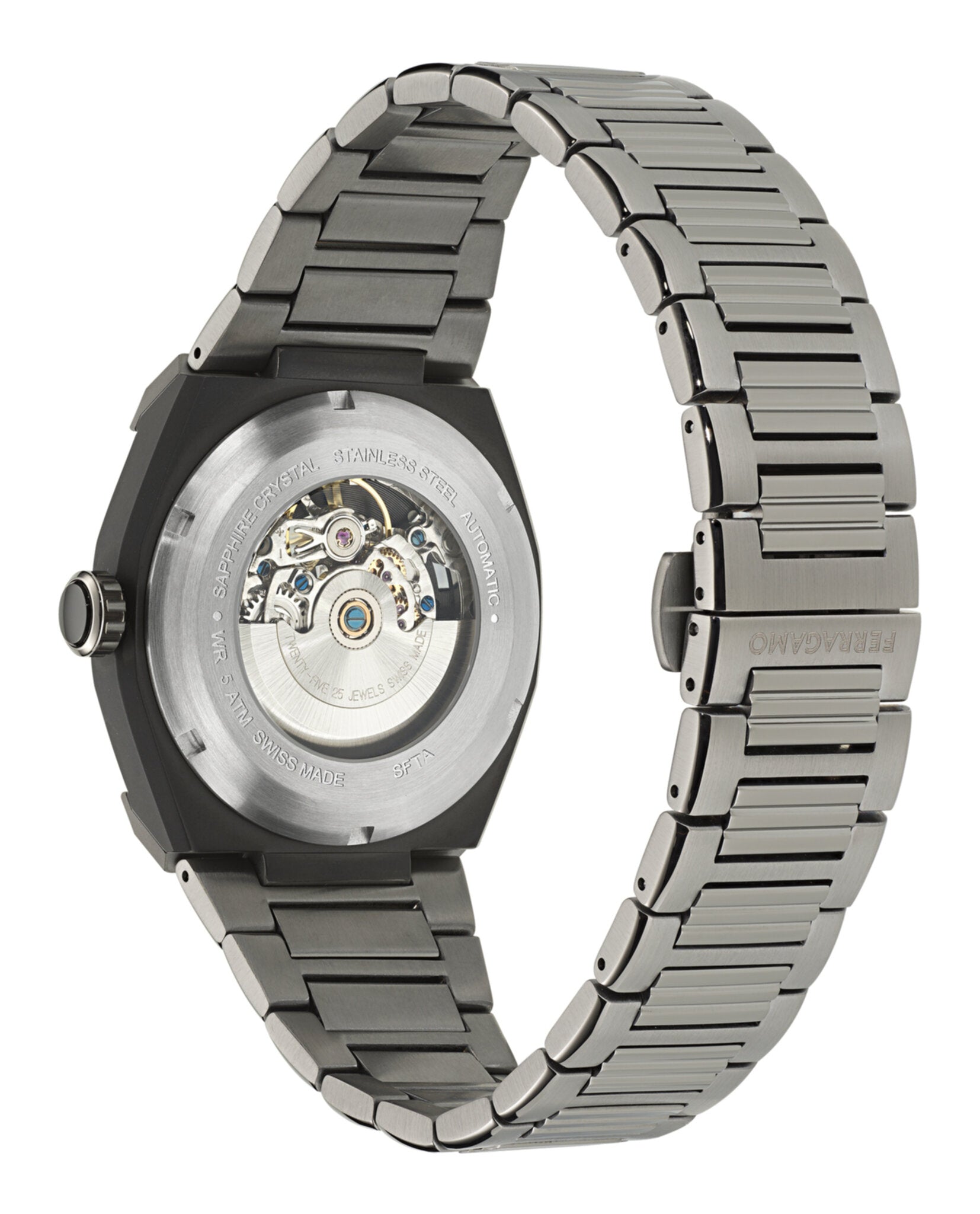 Ferragamo Mens 43mm Strap Fashion Watch