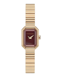 Ferragamo Ferragamo Womens  Rosegold 15mm Bracelet Fashion Watch