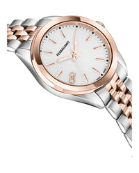 Ferragamo Ferragamo Womens  Two Tone 38mm Bracelet Fashion Watch
